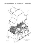 PERFORATING AND COMPRESSING MACHINE FOR PLASTIC BOTTLES, METAL CANS AND     THE LIKE diagram and image