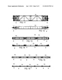 RAILROAD WELL CAR WITH OPEN TRUSS SIDES diagram and image