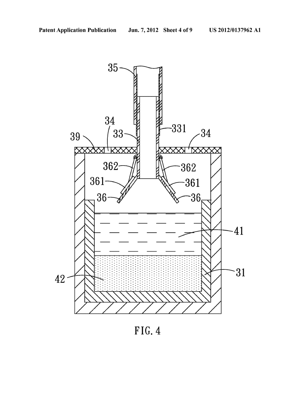 Gas supply device for use in crystal-growing furnace - diagram, schematic, and image 05