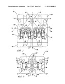 CYLINDER HEAD WITH SYMMETRIC INTAKE AND EXHAUST PASSAGES diagram and image