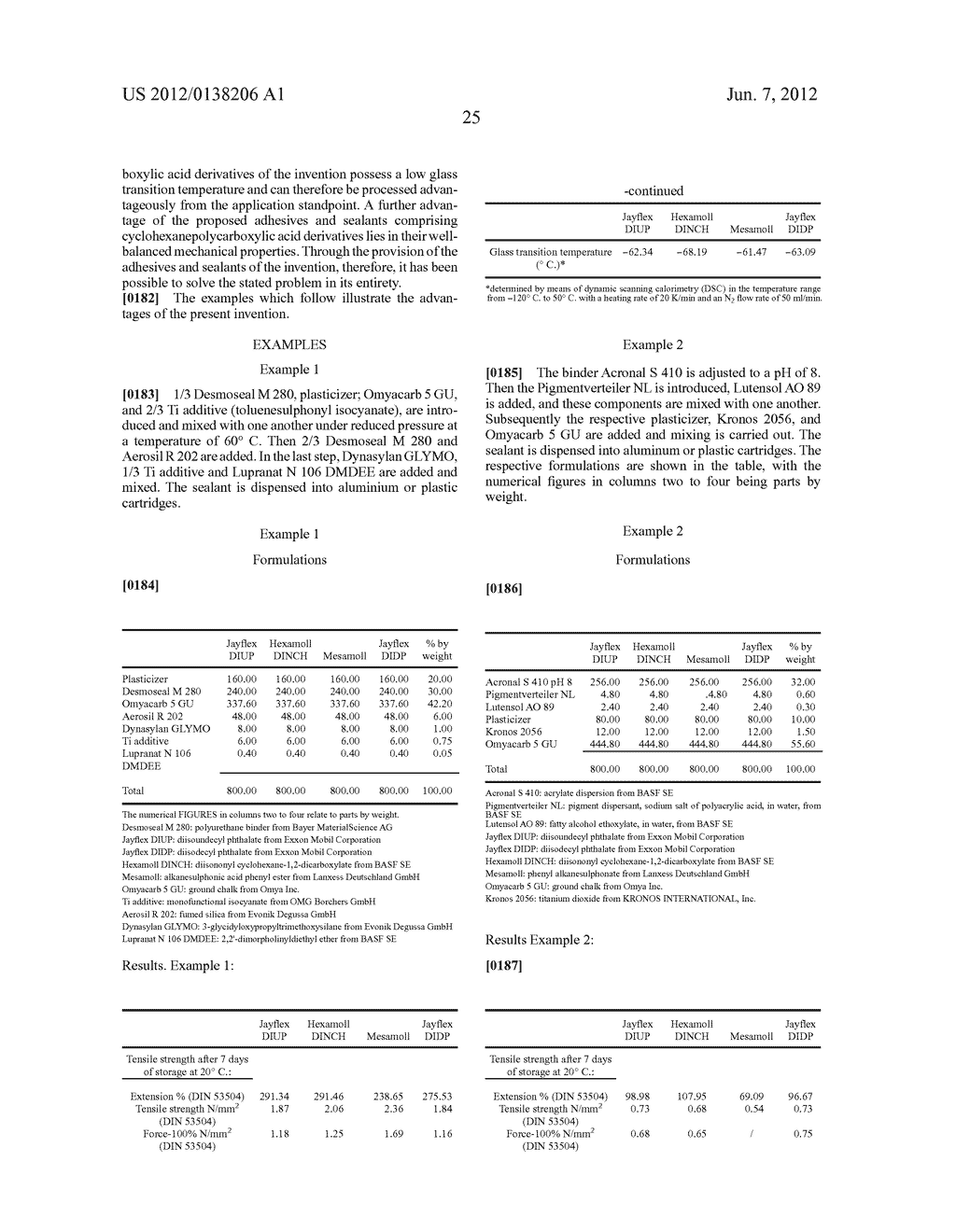 ADHESIVES AND SEALANTS CONTAINING CYCLOHEXANE POLYCARBOXYLIC ACID     DERIVATIVES - diagram, schematic, and image 26