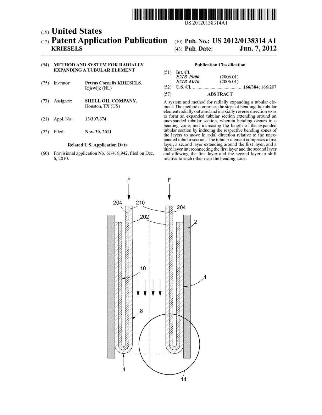 METHOD AND SYSTEM FOR RADIALLY EXPANDING A TUBULAR ELEMENT - diagram, schematic, and image 01