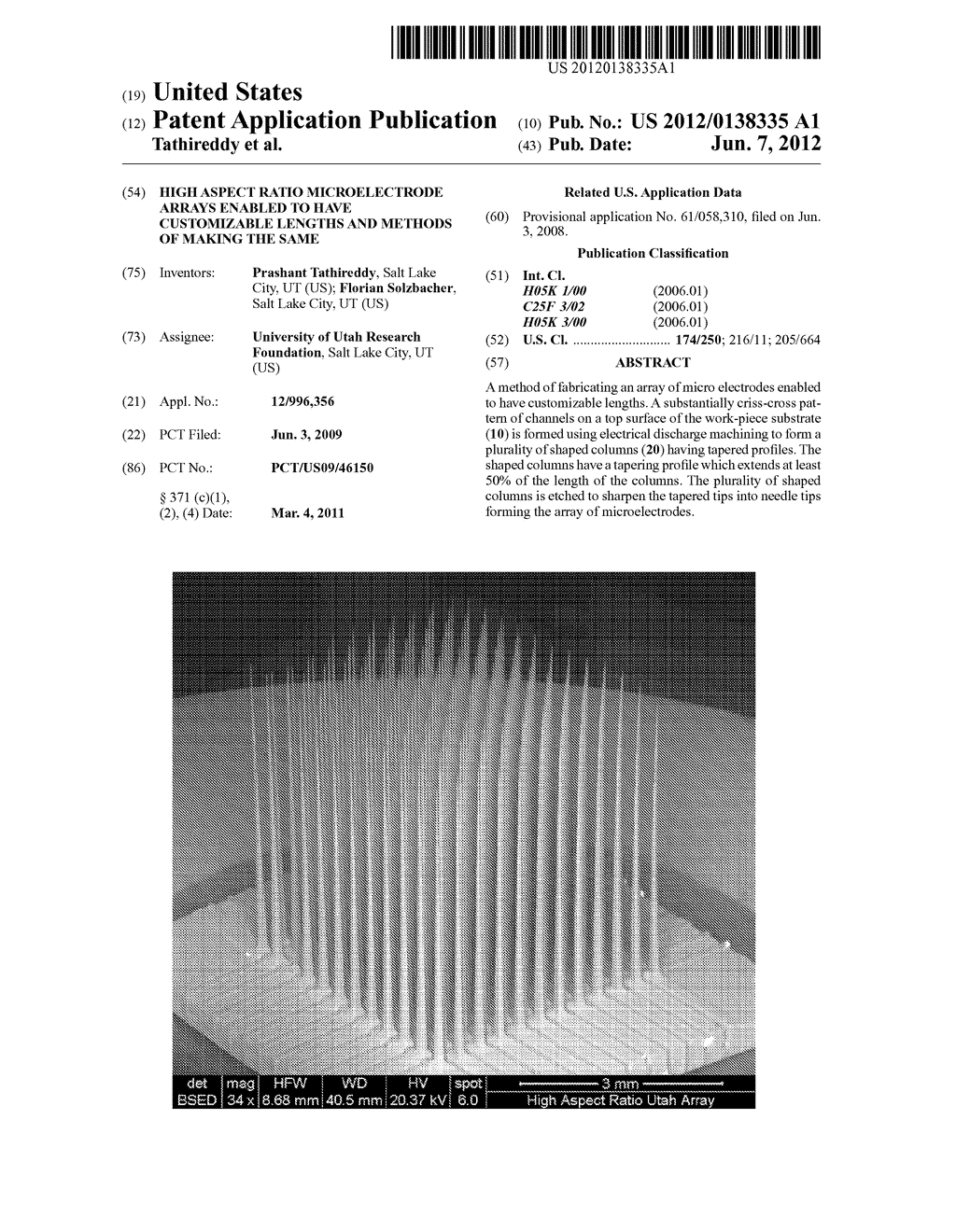 High Aspect Ratio Microelectrode Arrays Enabled to Have Customizable     Lengths and Methods of Making the Same - diagram, schematic, and image 01