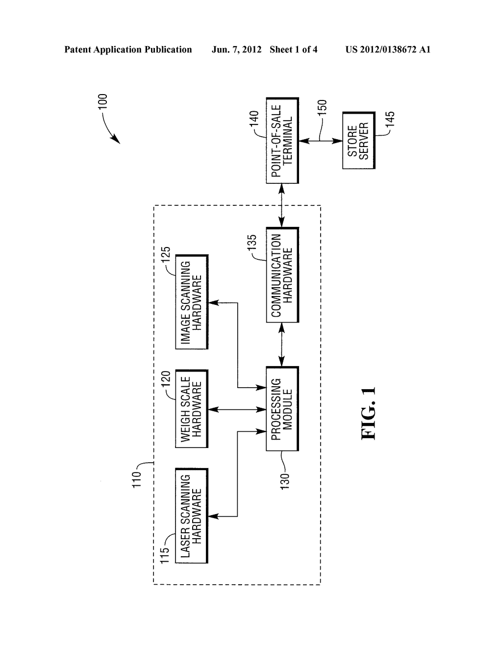 SCANNER AND WEIGH SCALE WITH SELF-CENTERING SURFACE - diagram, schematic, and image 02