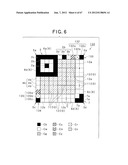 TWO-DIMENSIONAL CODE HAVING RECTANGULAR REGION PROVIDED WITH SPECIFIC     PATTERNS FOR SPECIFY CELL POSITIONS AND DISTINCTION FROM BACKGROUND diagram and image