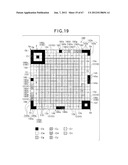 TWO-DIMENSIONAL CODE HAVING RECTANGULAR REGION PROVIDED WITH SPECIFIC     PATTERNS FOR SPECIFY CELL POSITIONS AND DISTINCTION FROM BACKGROUND diagram and image