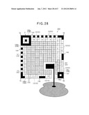 TWO-DIMENSIONAL CODE HAVING RECTANGULAR REGION PROVIDED WITH SPECIFIC     PATTERNS FOR SPECIFY CELL POSITIONS AND DISTINCTION FROM BACKGROUND diagram and image