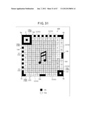 TWO-DIMENSIONAL CODE HAVING RECTANGULAR REGION PROVIDED WITH SPECIFIC     PATTERNS FOR SPECIFY CELL POSITIONS AND DISTINCTION FROM BACKGROUND diagram and image