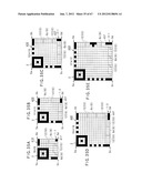 TWO-DIMENSIONAL CODE HAVING RECTANGULAR REGION PROVIDED WITH SPECIFIC     PATTERNS FOR SPECIFY CELL POSITIONS AND DISTINCTION FROM BACKGROUND diagram and image