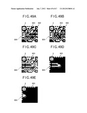 TWO-DIMENSIONAL CODE HAVING RECTANGULAR REGION PROVIDED WITH SPECIFIC     PATTERNS FOR SPECIFY CELL POSITIONS AND DISTINCTION FROM BACKGROUND diagram and image