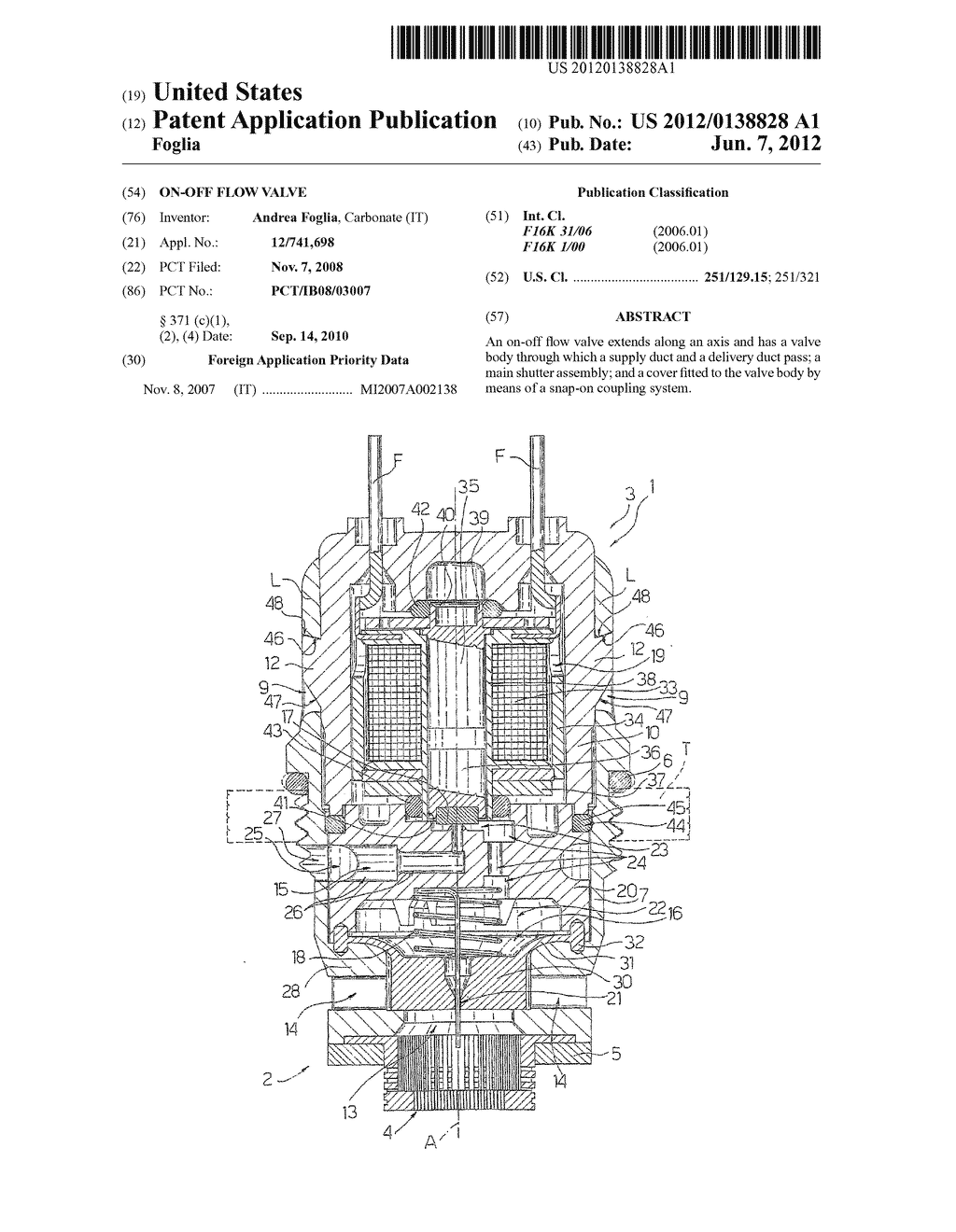 ON-OFF FLOW VALVE - diagram, schematic, and image 01