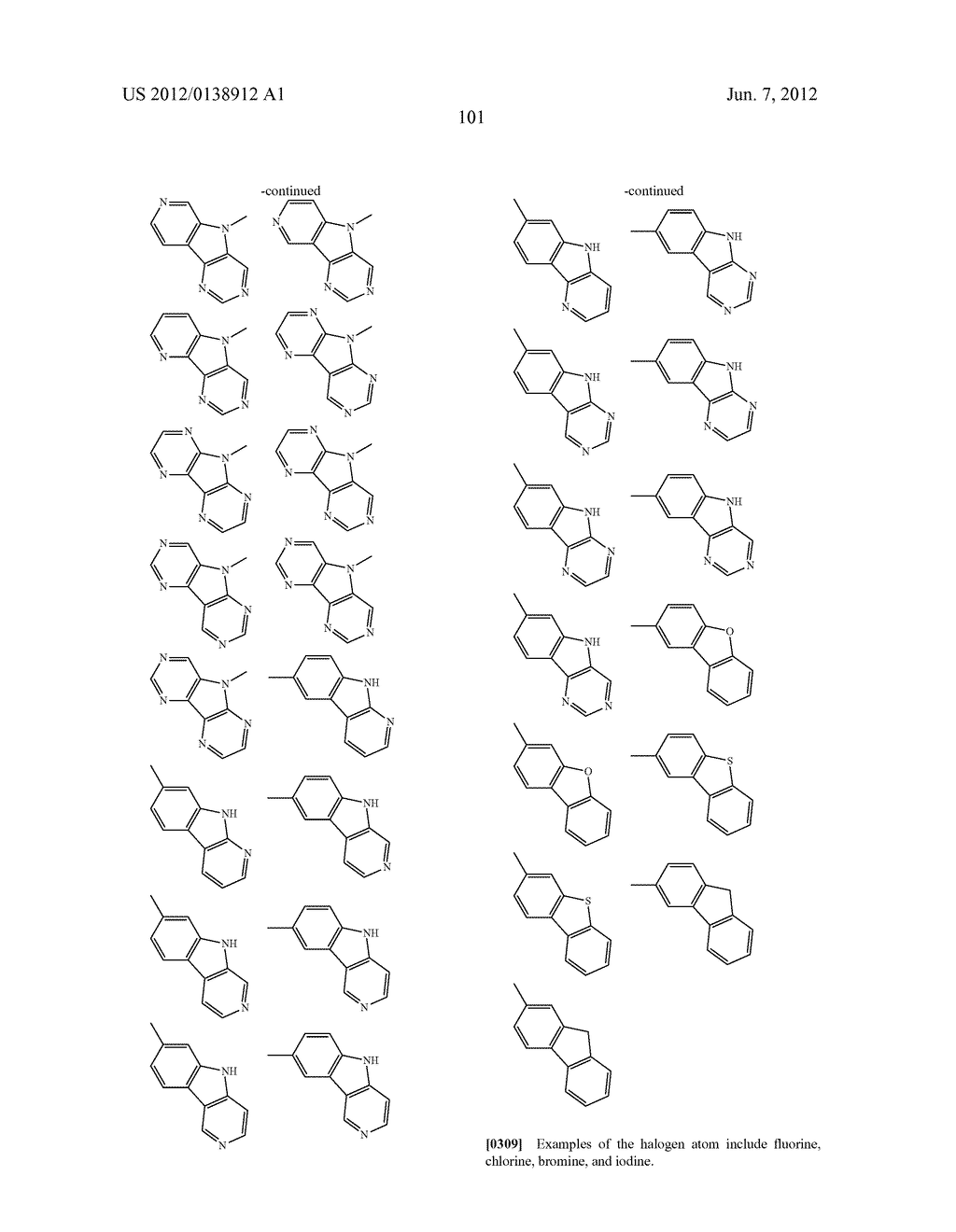 BISCARBAZOLE DERIVATIVE, MATERIAL FOR ORGANIC ELECTROLUMINESCENCE DEVICE     AND ORGANIC ELECTROLUMINESCENCE DEVICE USING THE SAME - diagram, schematic, and image 104