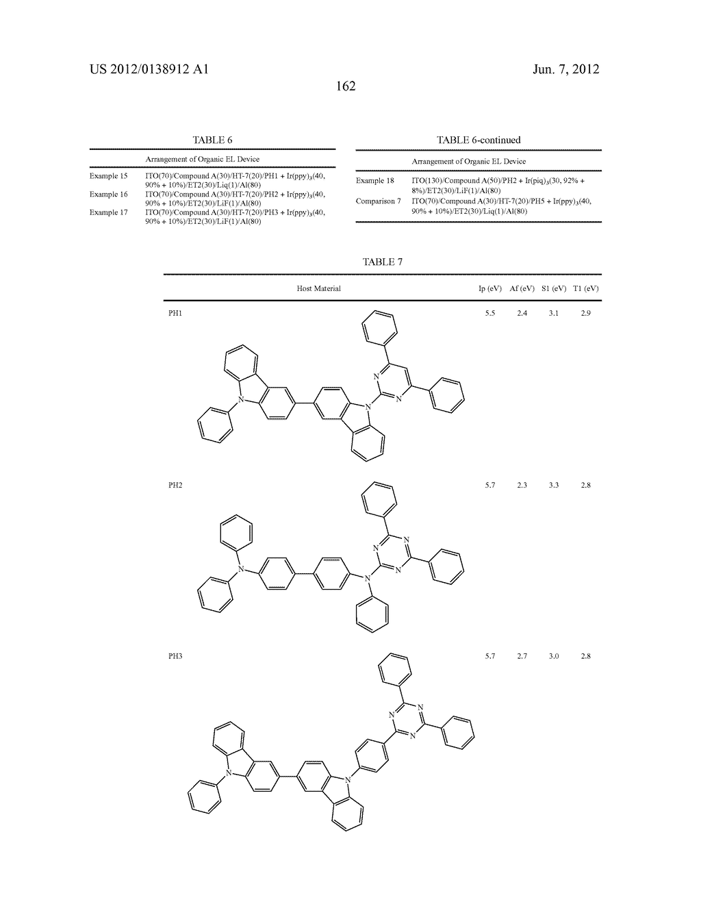 BISCARBAZOLE DERIVATIVE, MATERIAL FOR ORGANIC ELECTROLUMINESCENCE DEVICE     AND ORGANIC ELECTROLUMINESCENCE DEVICE USING THE SAME - diagram, schematic, and image 165