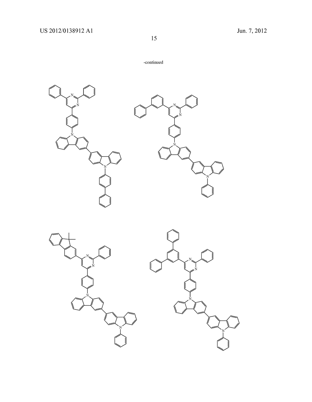 BISCARBAZOLE DERIVATIVE, MATERIAL FOR ORGANIC ELECTROLUMINESCENCE DEVICE     AND ORGANIC ELECTROLUMINESCENCE DEVICE USING THE SAME - diagram, schematic, and image 18