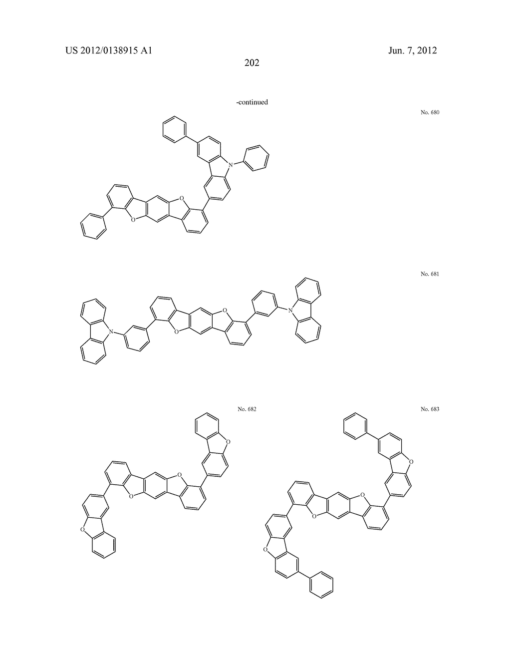 ORGANIC ELECTROLUMINESCENCE DEVICE - diagram, schematic, and image 204