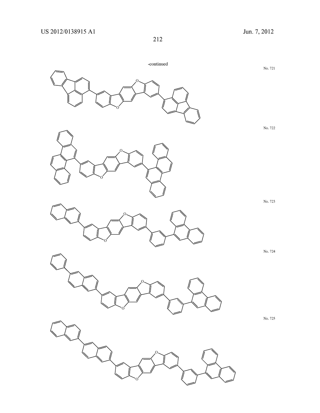 ORGANIC ELECTROLUMINESCENCE DEVICE - diagram, schematic, and image 214