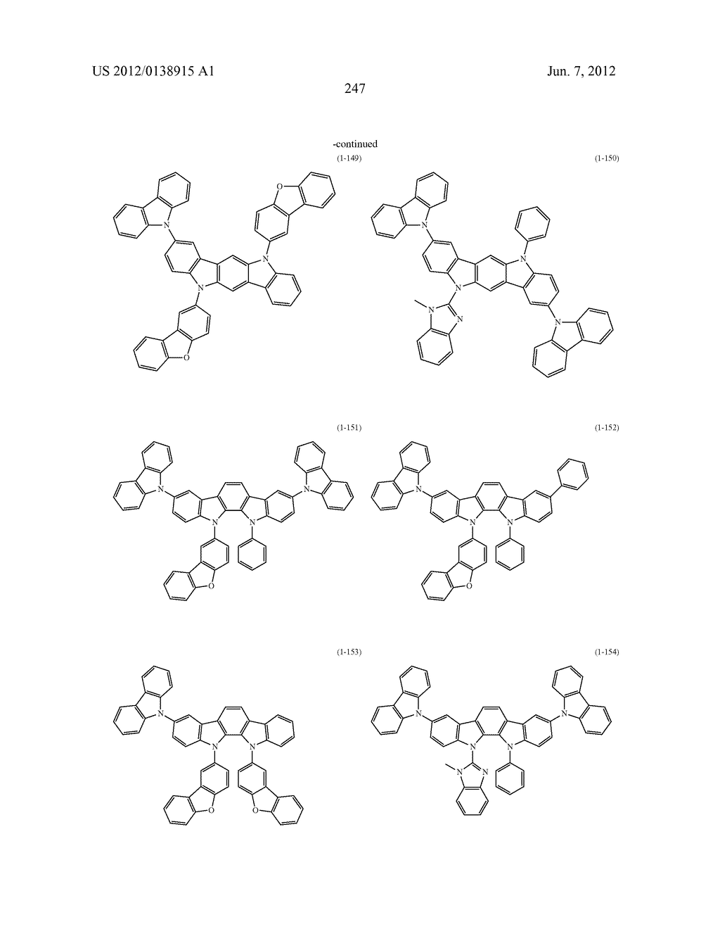 ORGANIC ELECTROLUMINESCENCE DEVICE - diagram, schematic, and image 249