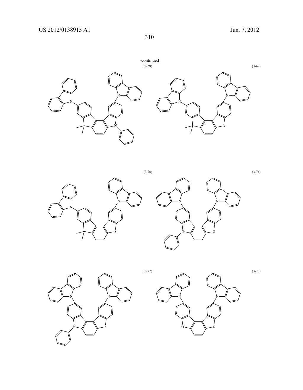 ORGANIC ELECTROLUMINESCENCE DEVICE - diagram, schematic, and image 312