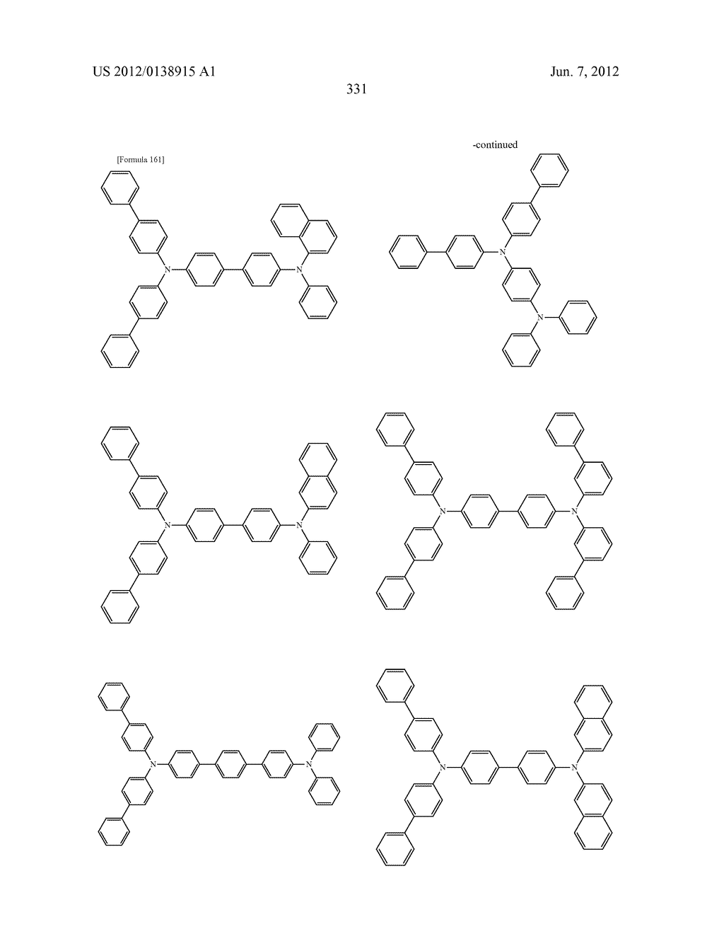 ORGANIC ELECTROLUMINESCENCE DEVICE - diagram, schematic, and image 333