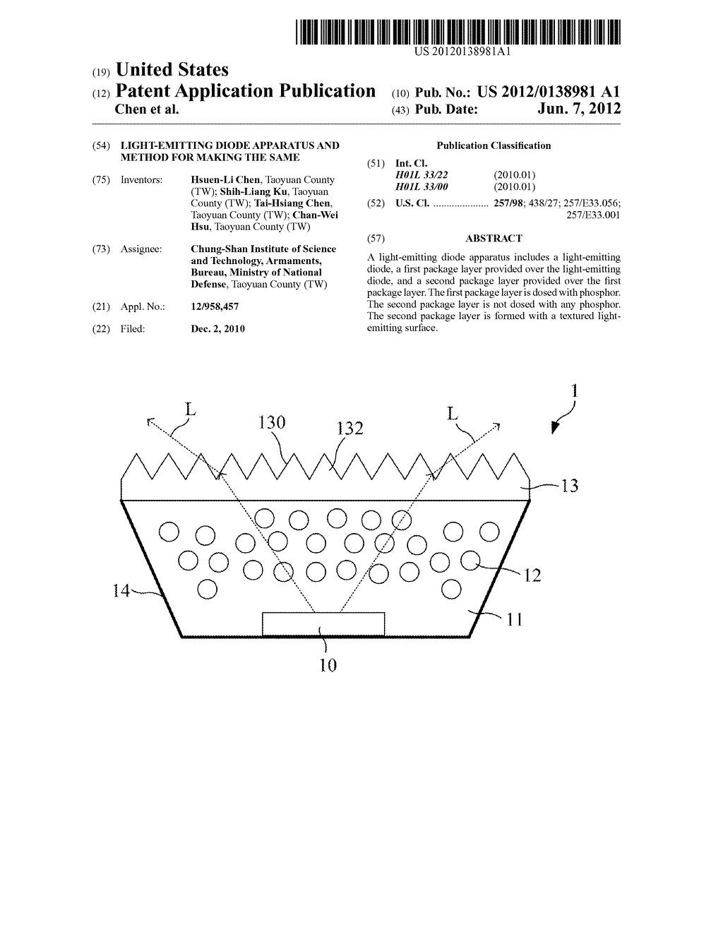 Light-Emitting Diode Apparatus and Method for Making the Same - diagram, schematic, and image 01