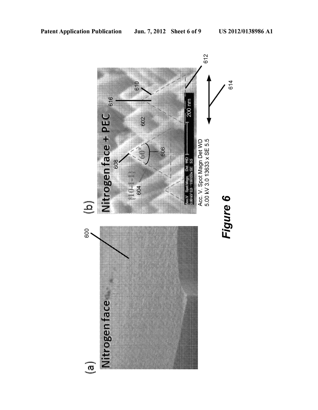 METHOD FOR FABRICATION OF (AL,IN,GA) NITRIDE BASED VERTICAL LIGHT EMITTING     DIODES WITH ENHANCED CURRENT SPREADING OF N-TYPE ELECTRODE - diagram, schematic, and image 07