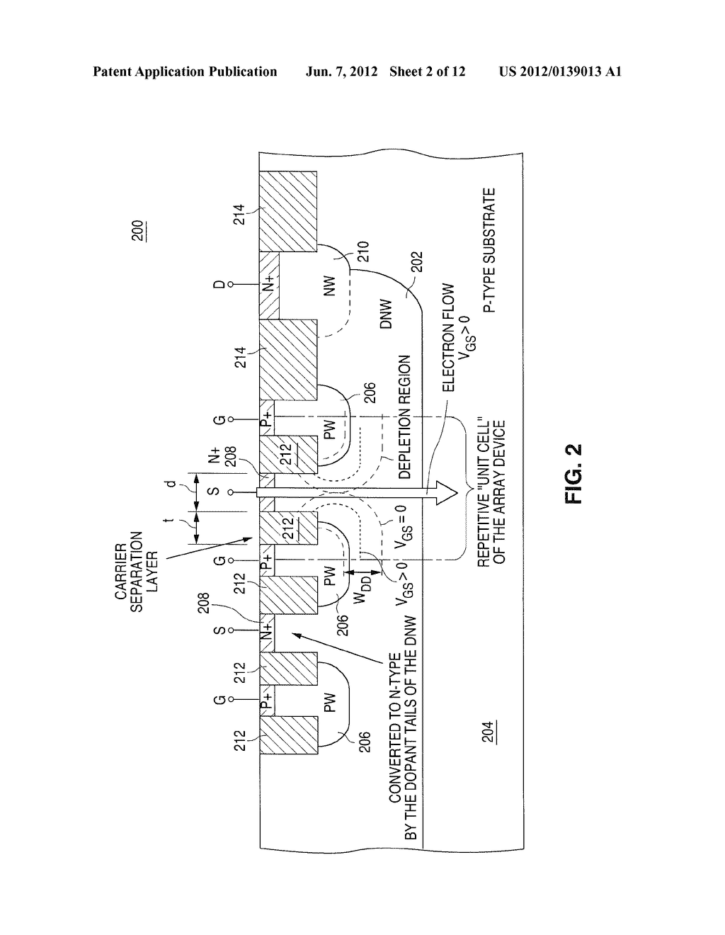 STATIC INDUCTION TRANSISTOR WITH DIELECTRIC CARRIER SEPARATION LAYER - diagram, schematic, and image 03