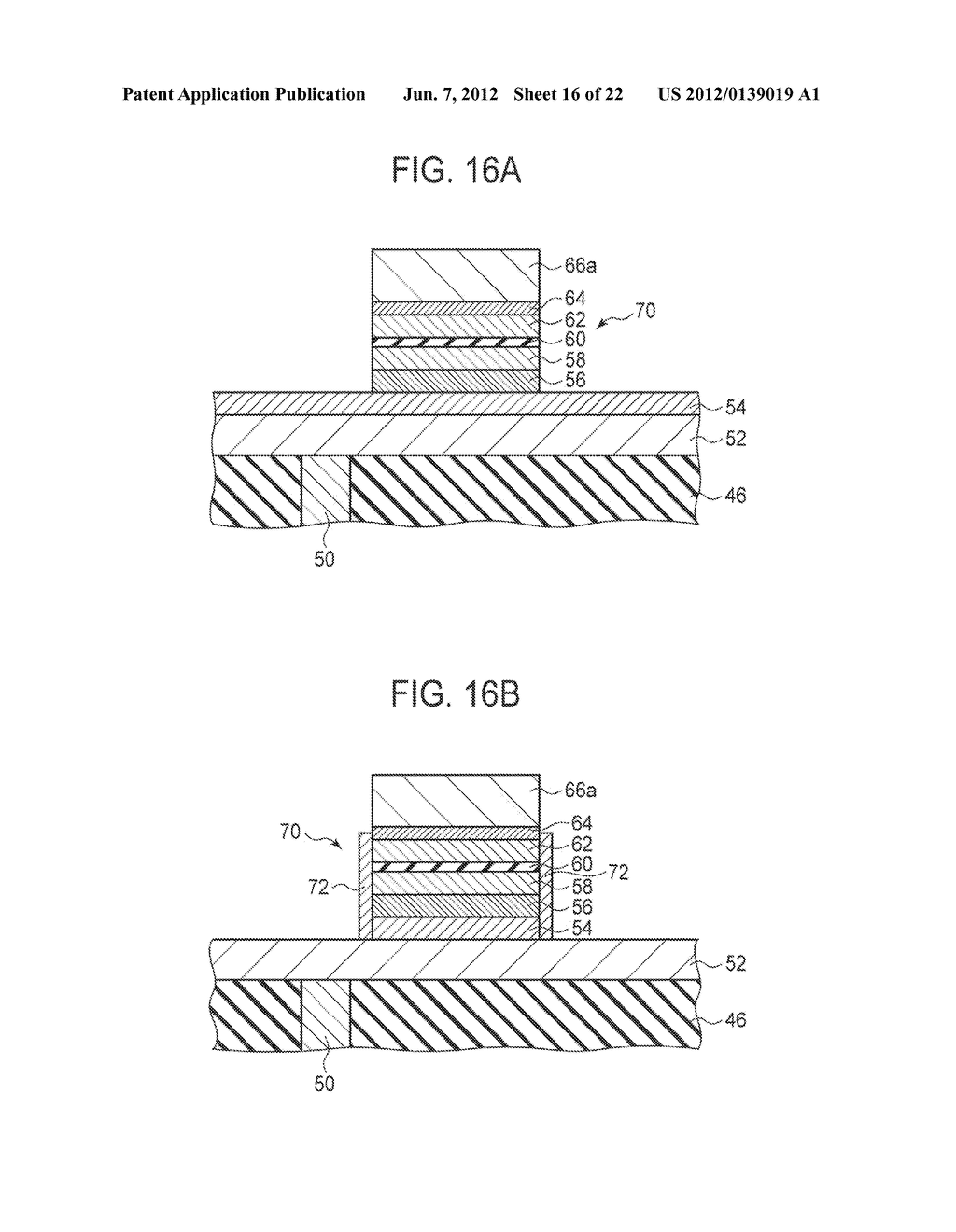 MAGNETORESISTIVE EFFECT ELEMENT AND METHOD OF MANUFACTURING     MAGNETORESISTIVE EFFECT ELEMENT - diagram, schematic, and image 17