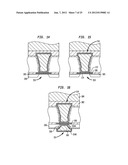 STACKED MICROELECTRONIC ASSEMBY WITH TSVS FORMED IN STAGES AND CARRIER     ABOVE CHIP diagram and image