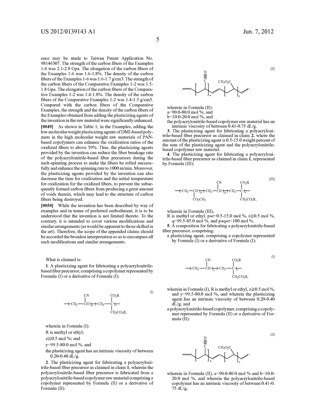 PLASTICIZING AGENT, COMPOSITION FOR POLYACRYLONITRILE-BASED PRECURSOR AND     FABRICATION METHOD OF CARBON FIBER - diagram, schematic, and image 06