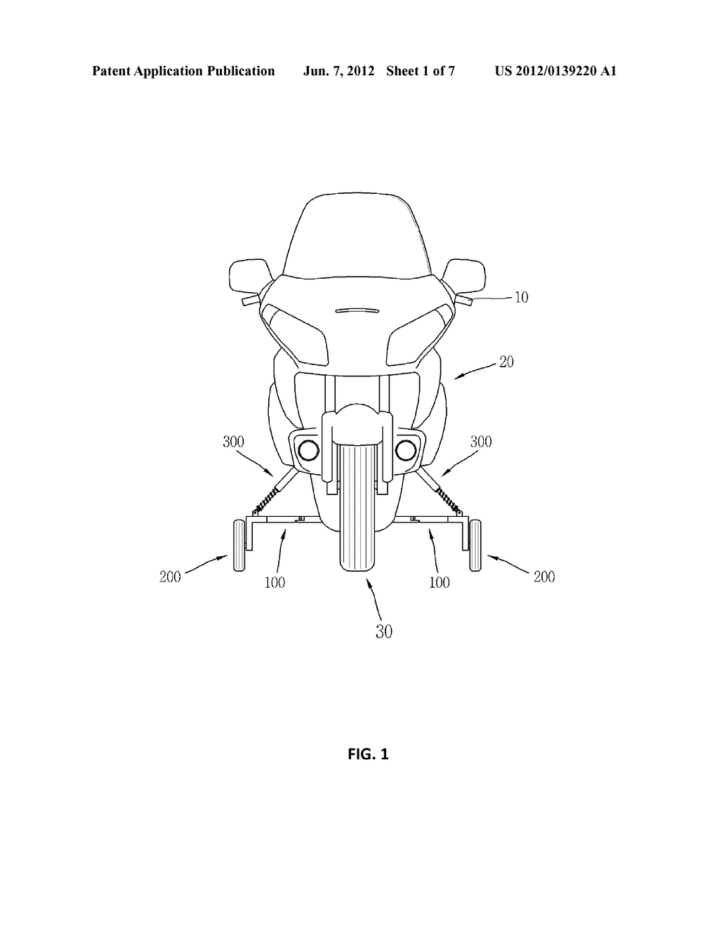SAFETY APPARATUS FOR MOTORCYCLE - diagram, schematic, and image 02