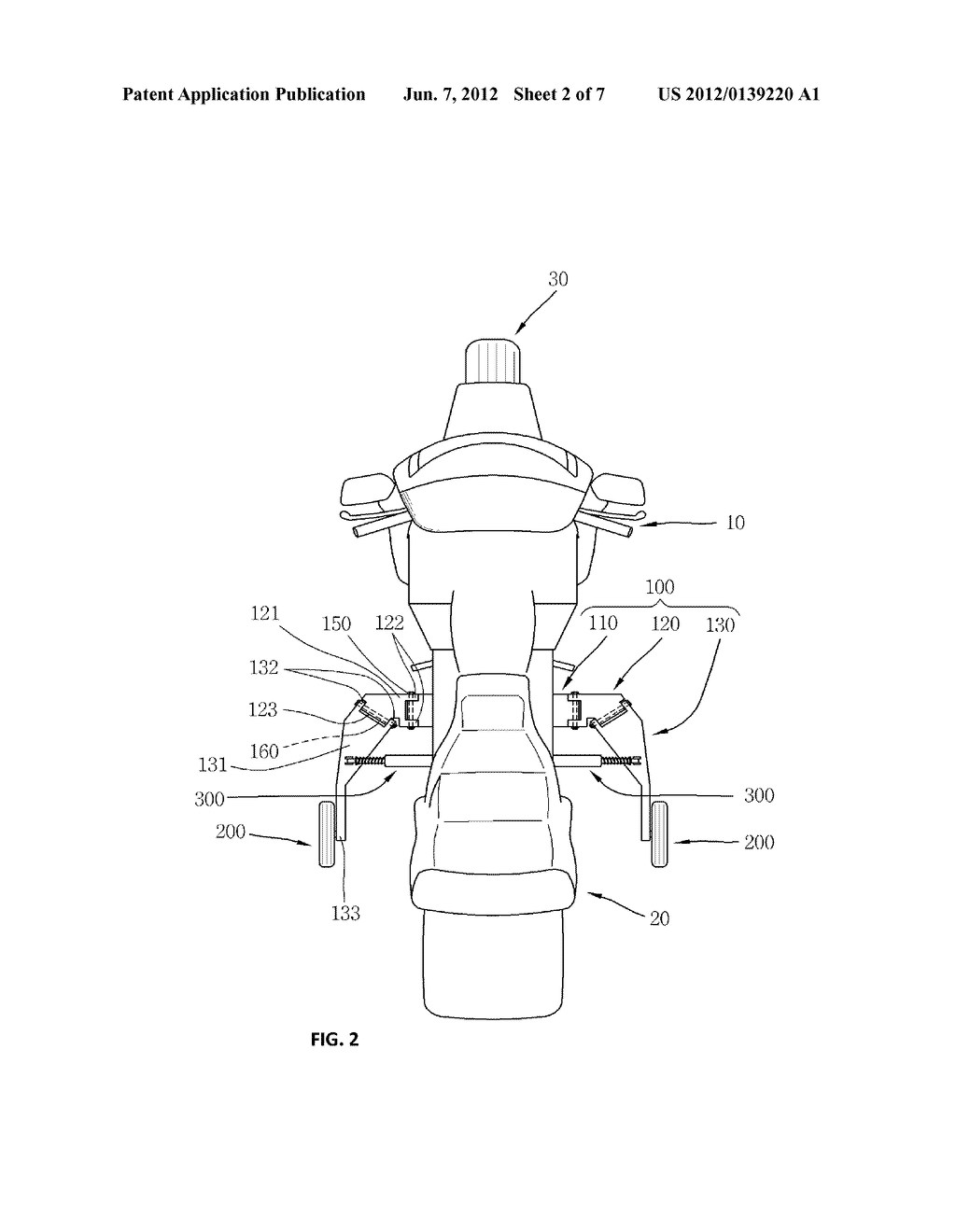 SAFETY APPARATUS FOR MOTORCYCLE - diagram, schematic, and image 03
