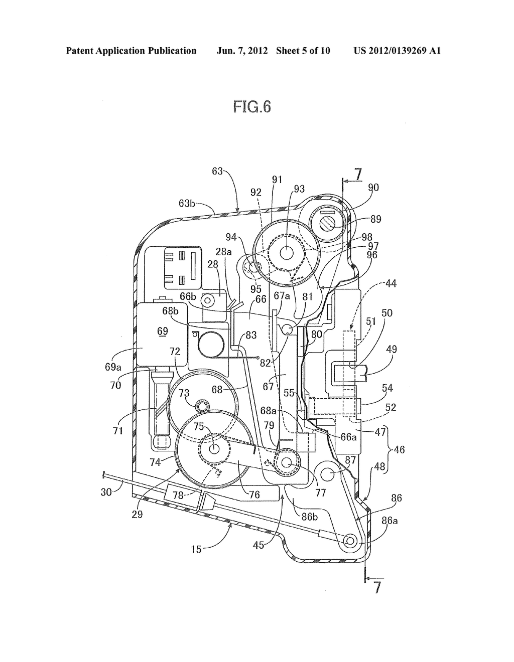 DOOR LOCK DEVICE FOR VEHICLE - diagram, schematic, and image 06