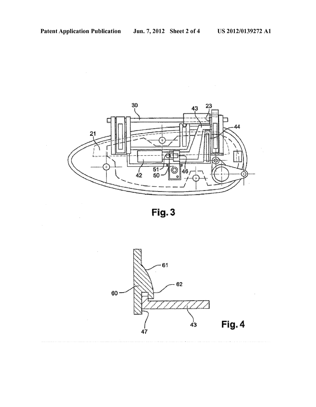 HANDLE OF THE TYPE HAVING A LEVER PLATE, COMPRISING AN INERTIA SYSTEM - diagram, schematic, and image 03