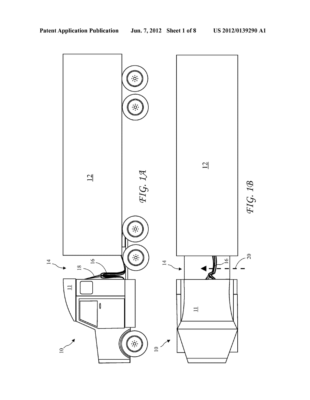 Tractor-Trailer Cross Wind Blocker - diagram, schematic, and image 02