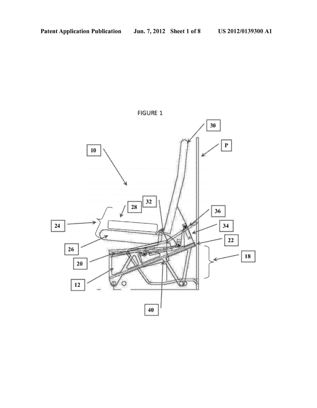 AIRCRAFT SEAT - diagram, schematic, and image 02