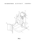 VEHICLE SEAT WITH OXYGEN TANK STORAGE diagram and image