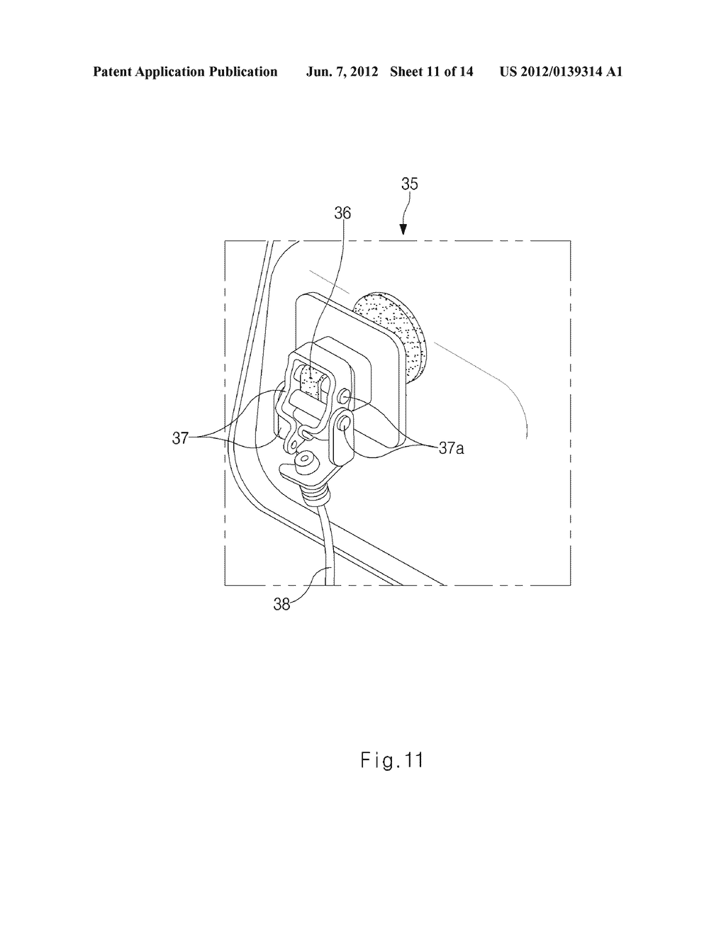 Back reclining apparatus interlocking with seat cushion for vehicle - diagram, schematic, and image 12