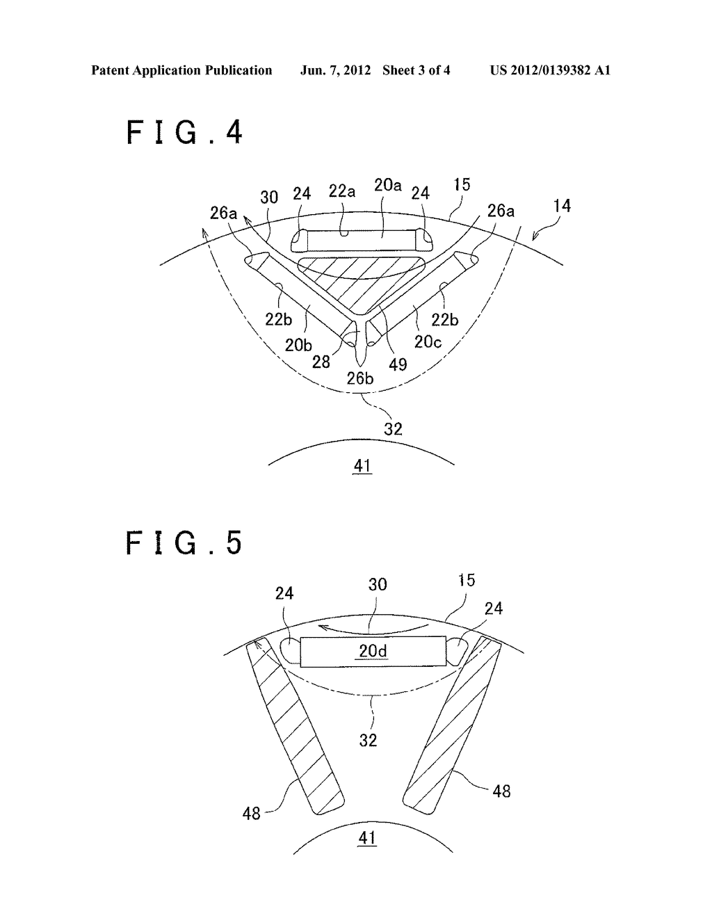 END PLATE, AND ROTOR FOR ROTARY ELECTRIC MACHINE WHICH EMPLOYS THE END     PLATE - diagram, schematic, and image 04