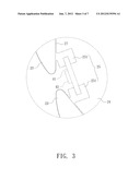 Fixing Structure for the Sensor of a Ceiling Fan diagram and image