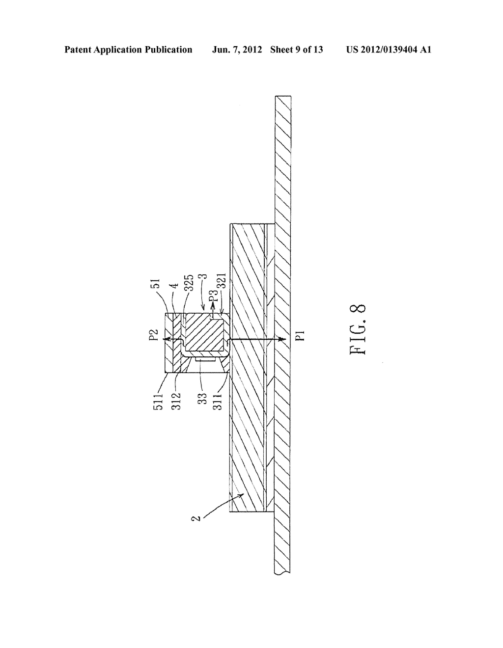 LIGHT SOURCE DEVICE OF BACKLIGHT MODULE AND LIGHT-EMITTING DIODE PACKAGE     STRUCTURE OF THE LIGHT SOURCE DEVICE - diagram, schematic, and image 10