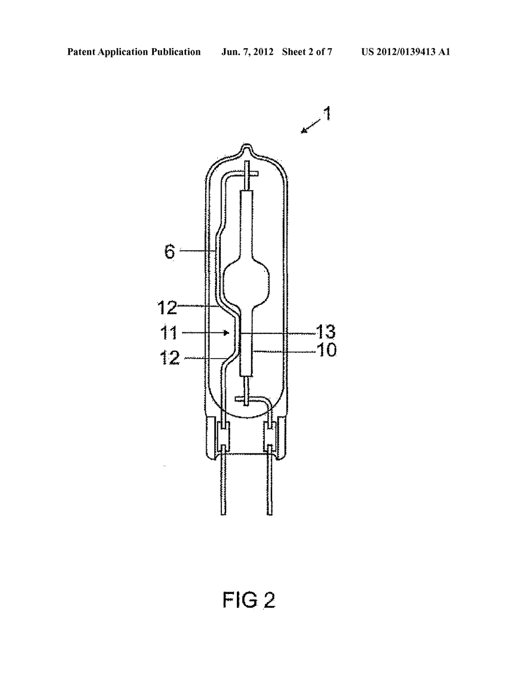 HIGH-PRESSURE DISCHARGE LAMP WITH STARTING AID - diagram, schematic, and image 03