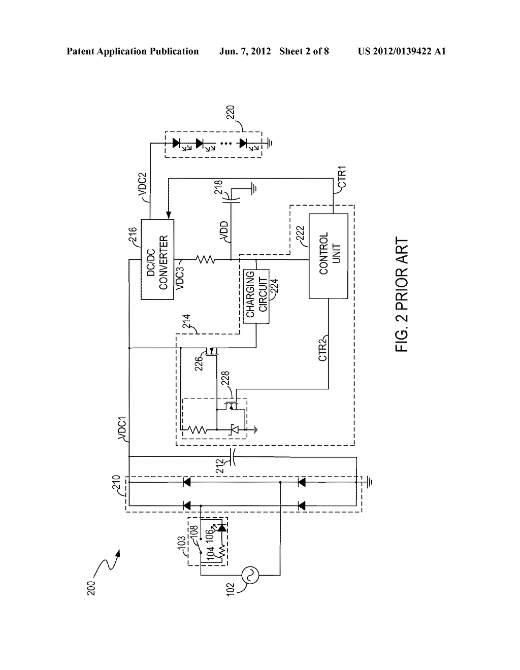 DRIVING CIRCUIT FOR POWERING LED LIGHT SOURCES - diagram, schematic, and image 03