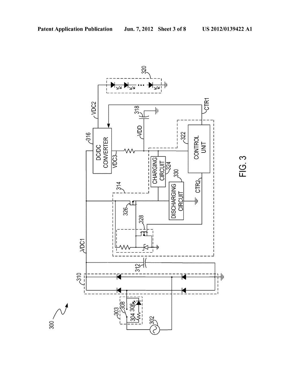 DRIVING CIRCUIT FOR POWERING LED LIGHT SOURCES - diagram, schematic, and image 04