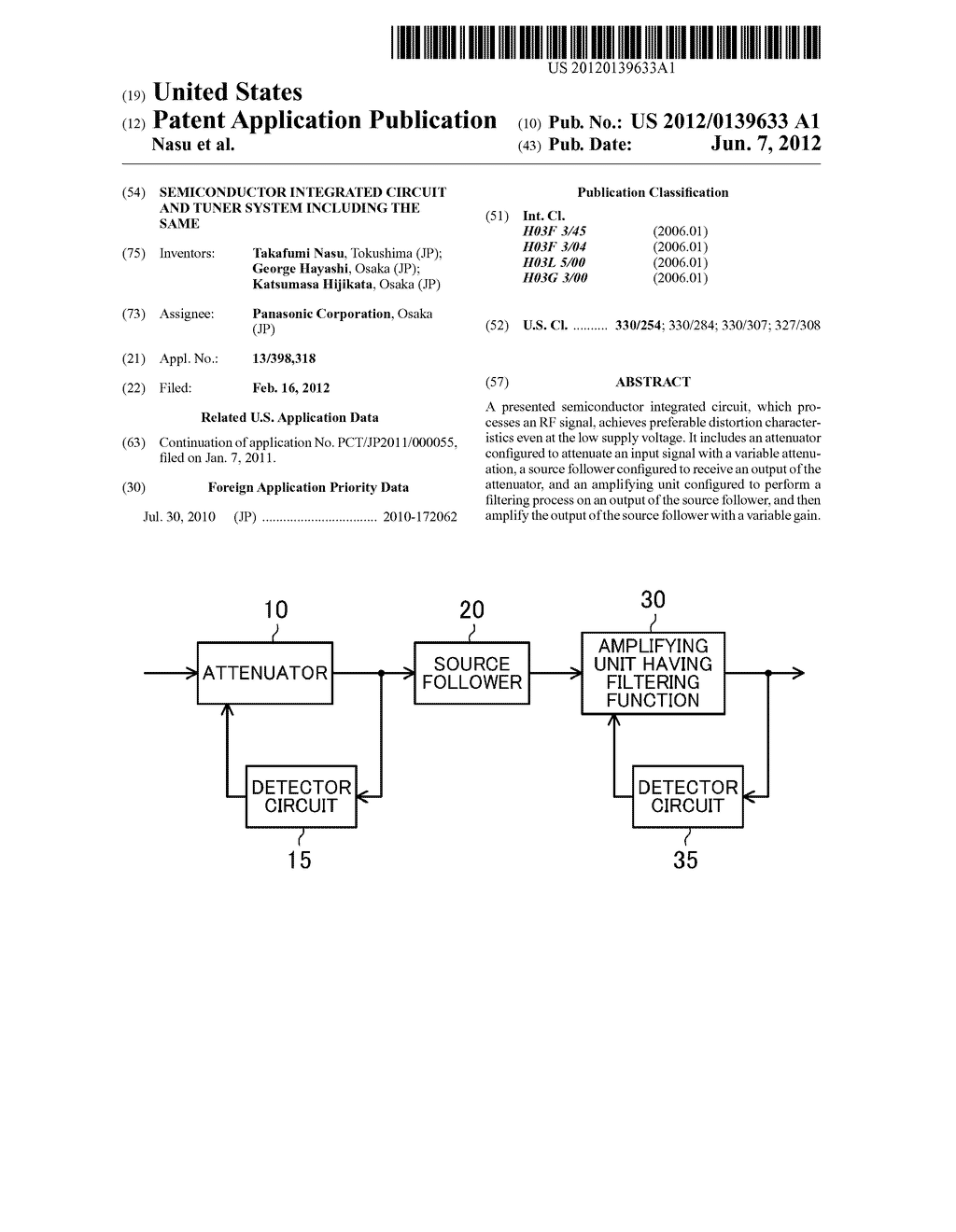 SEMICONDUCTOR INTEGRATED CIRCUIT AND TUNER SYSTEM INCLUDING THE SAME - diagram, schematic, and image 01