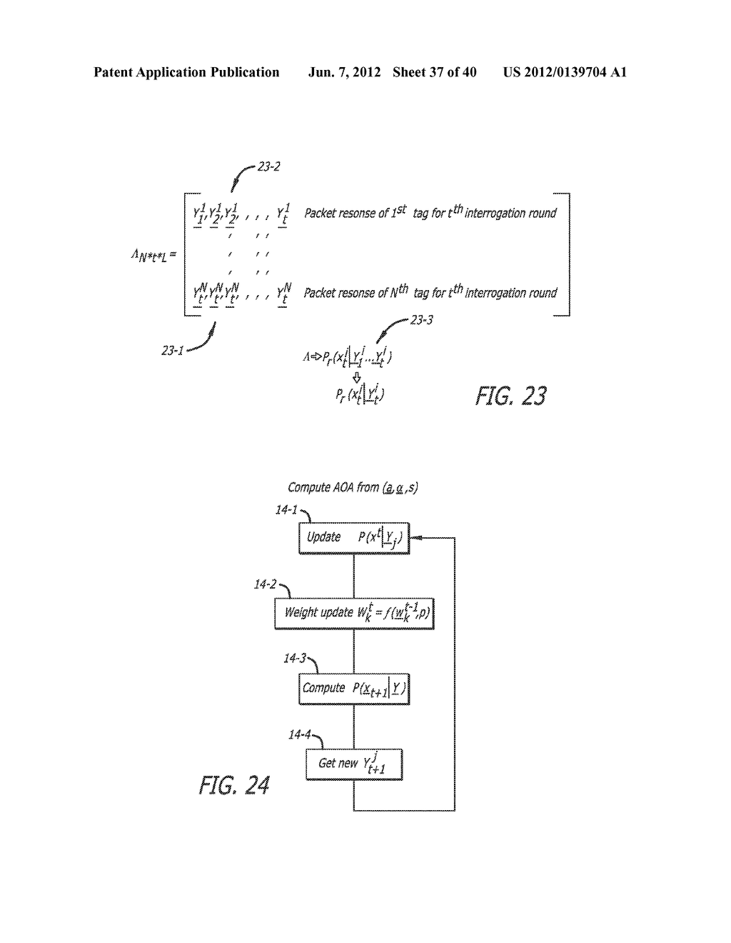 RADIO FREQUENCY IDENTIFICATION TAG LOCATION ESTIMATION AND TRACKING SYSTEM     AND METHOD - diagram, schematic, and image 38