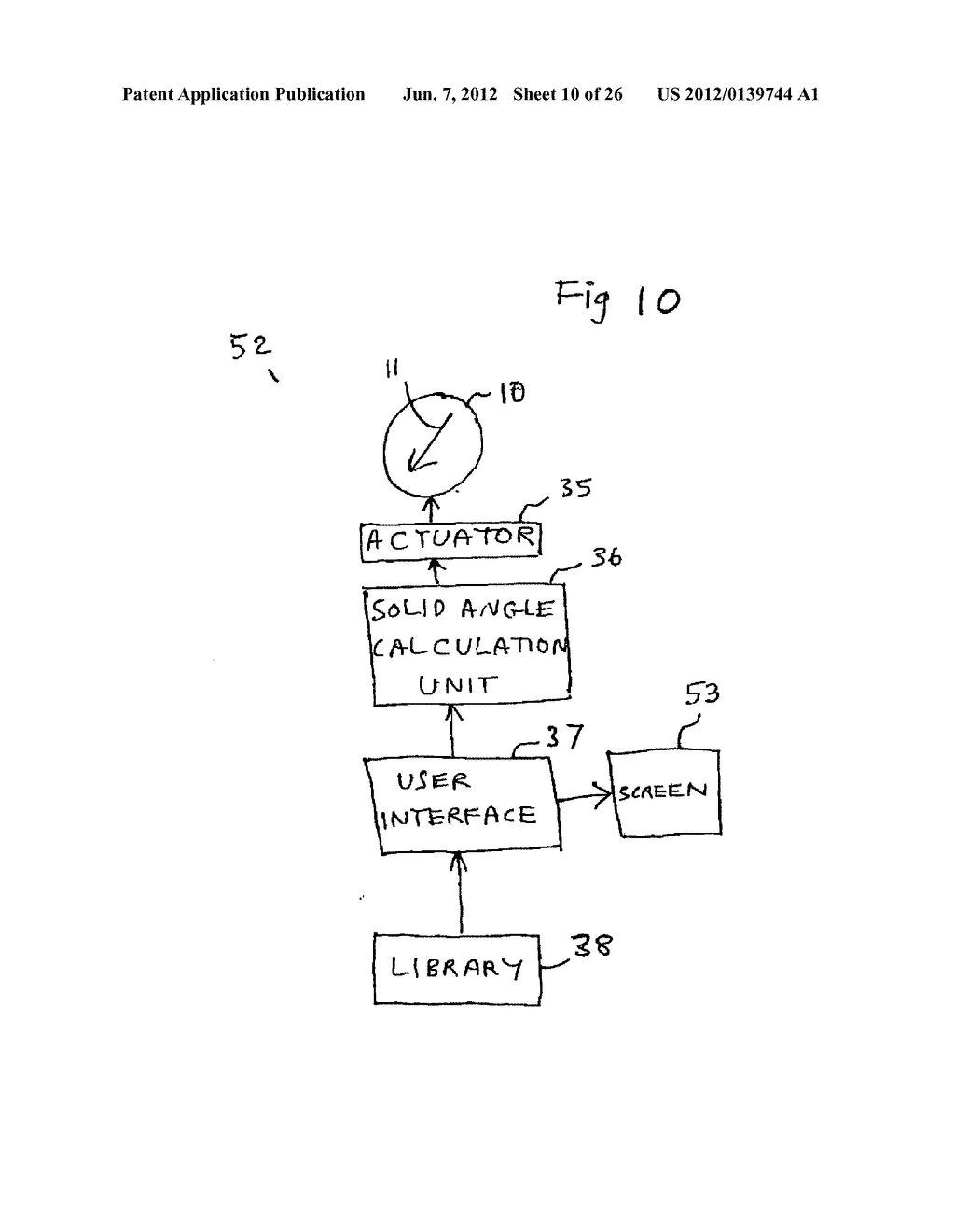 THREE DIMENSIONAL ORIENTATION AND DIRECTION INDICATOR AND APPARATUS FOR     PROVIDING INFORMATION ON A DIRECTION - diagram, schematic, and image 11