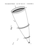 Electrically large stepped-wall and smooth-wall horns for spot beam     applications diagram and image