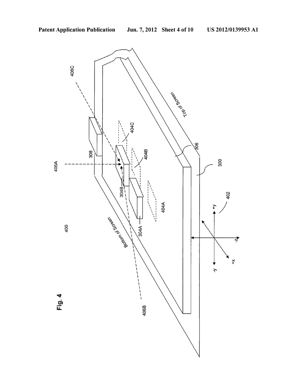 SYSTEM AND METHOD FOR ADJUSTING PRESENTATION OF TEXT AND IMAGES ON AN     ELECTRONIC DEVICE ACCORDING TO AN ORIENTATION OF THE DEVICE - diagram, schematic, and image 05