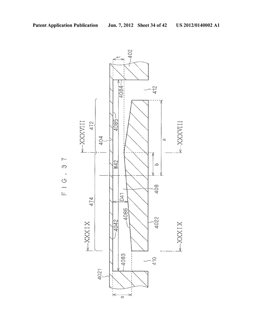 DROPLET DISCHARGE DEVICE AND METHOD OF MANUFACTURING DROPLET DISCHARGE     DEVICE - diagram, schematic, and image 35