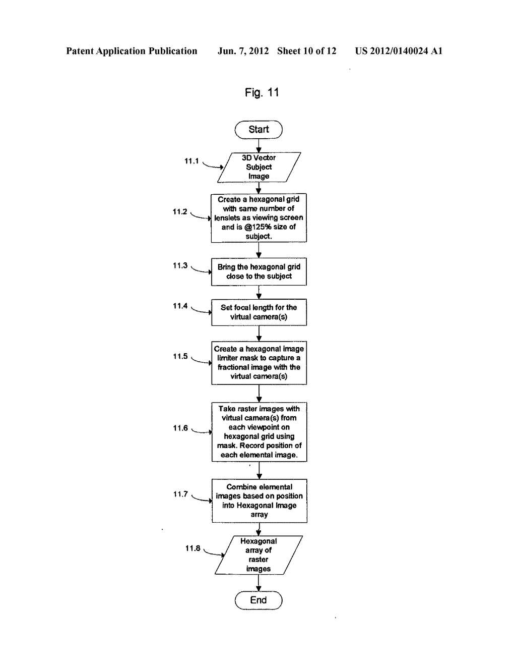 Method of displaying an enhanced three-dimensional images - diagram, schematic, and image 11